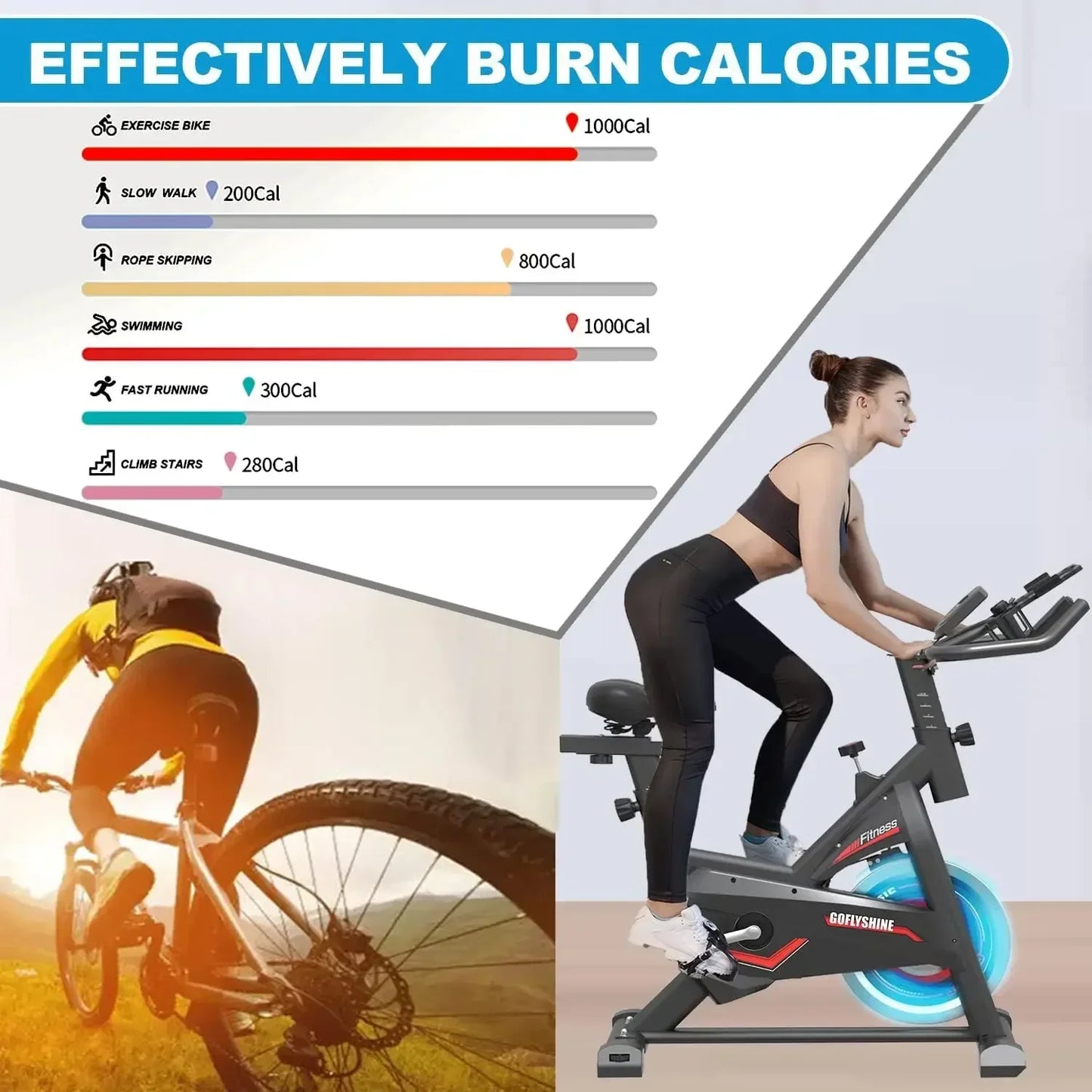 Indoor Exercise Cycling Bike