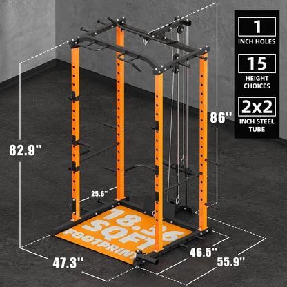 1200-Pound Capacity Power Rack