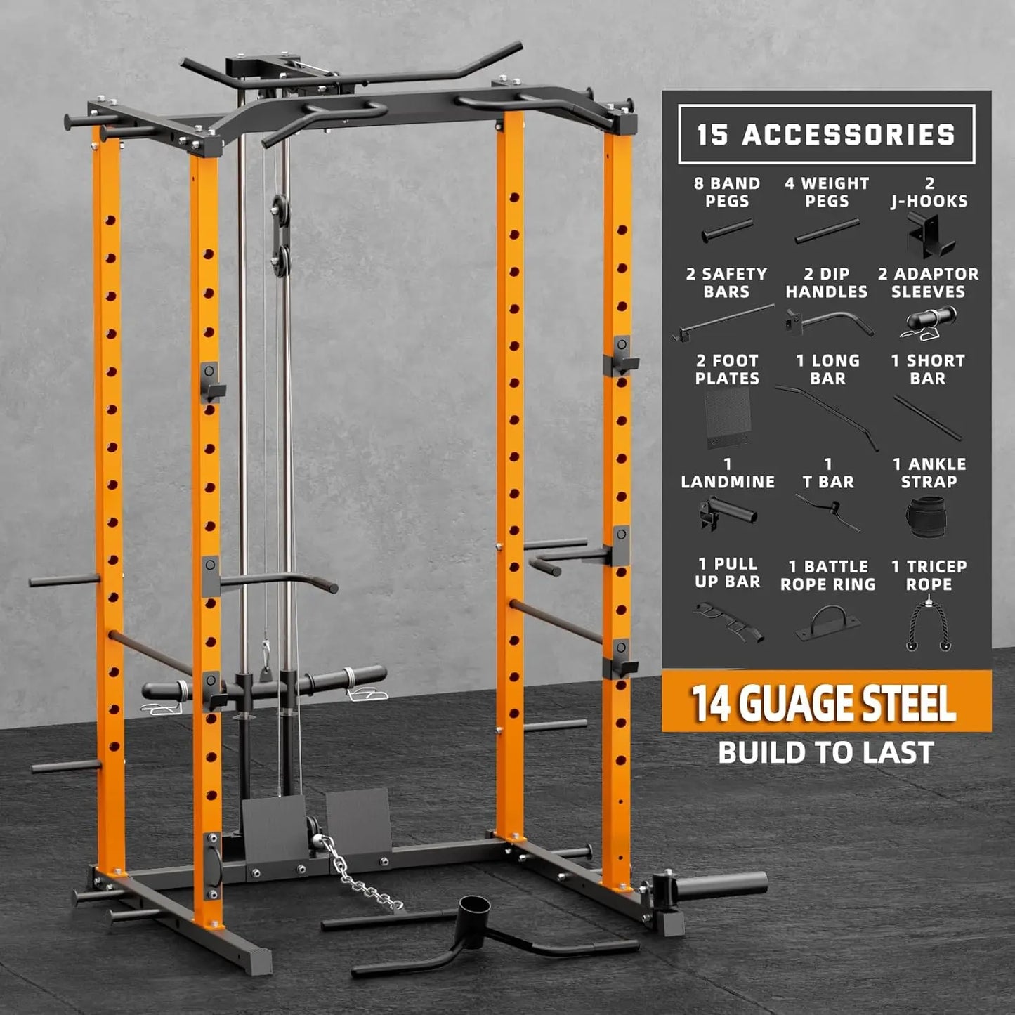 1200-Pound Capacity Power Rack