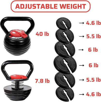 Yes4All Adjustable Kettlebell Set