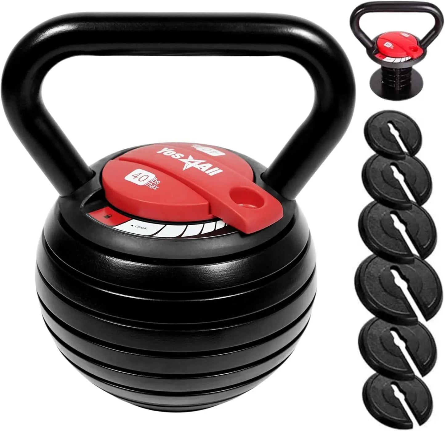 Yes4All Adjustable Kettlebell Set